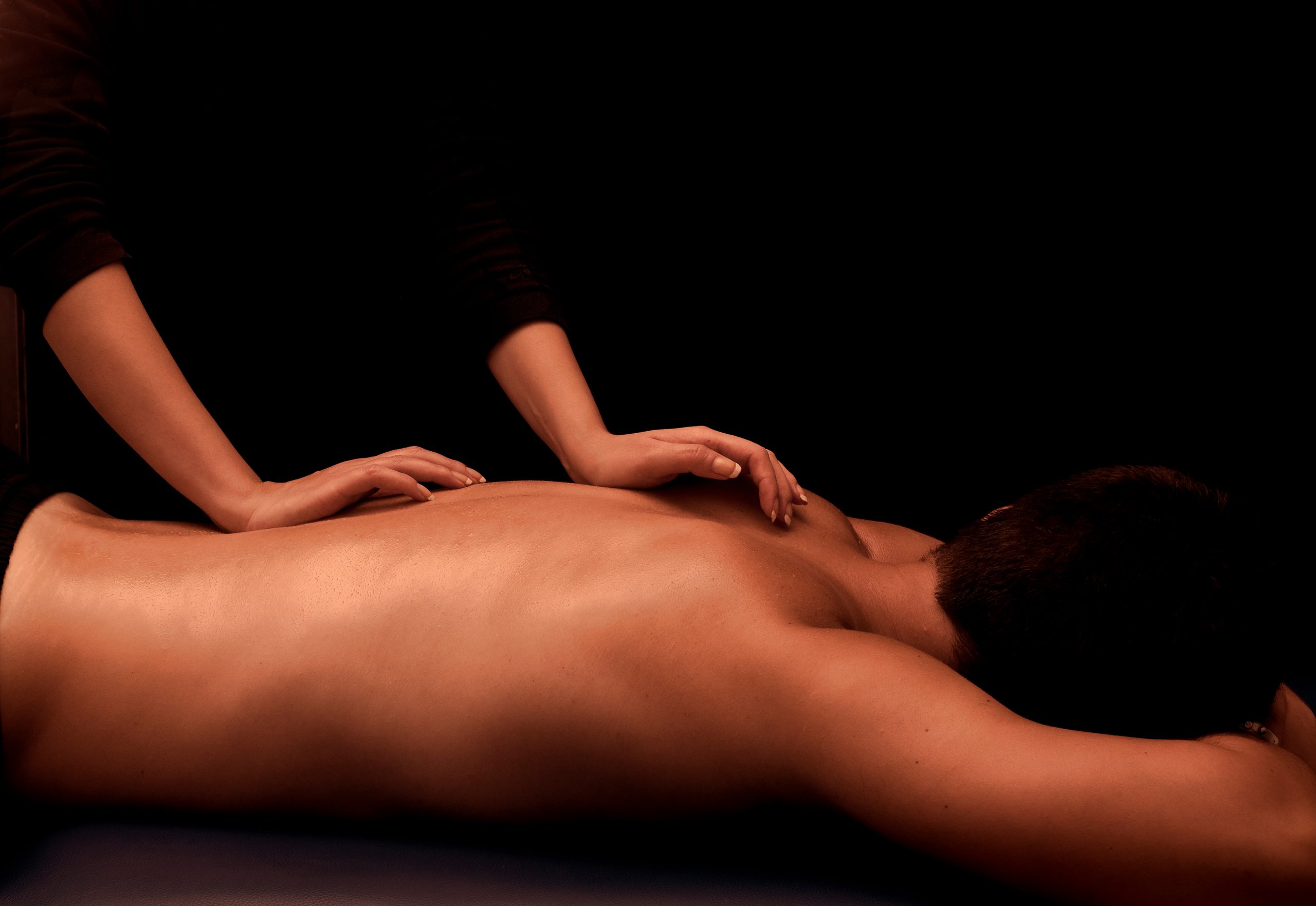 heavy back massage