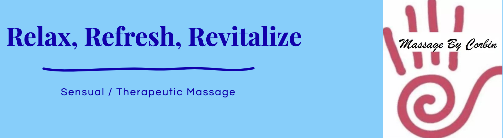 website header
